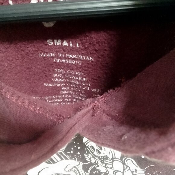 "Eighty Eight", Skull/Older Boys/Adult Long Sleeved Sweatshirt/Hoodie - Picture 3 of 9